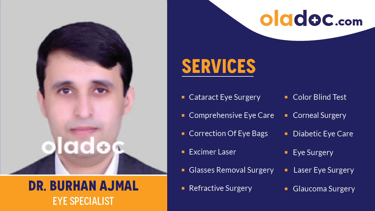 Services provided by Dr.Burhan Ajmal